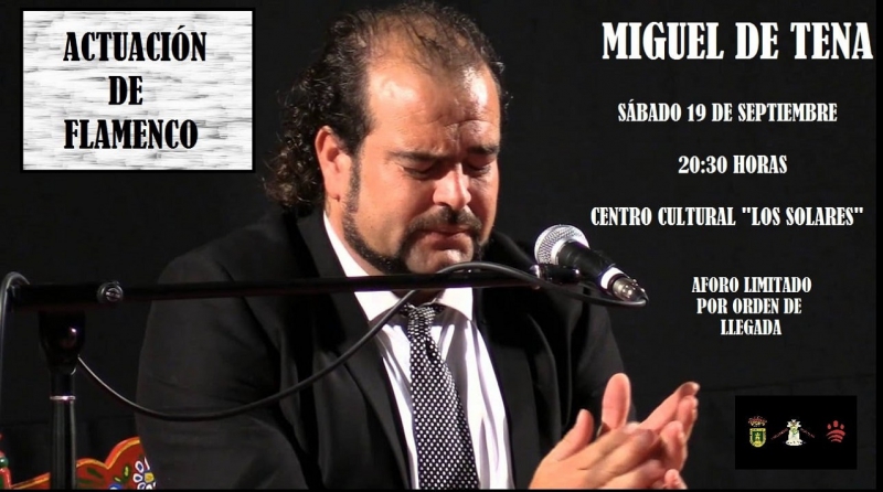 Miguel de Tena actuará el próximo sábado en Valencia del Ventoso