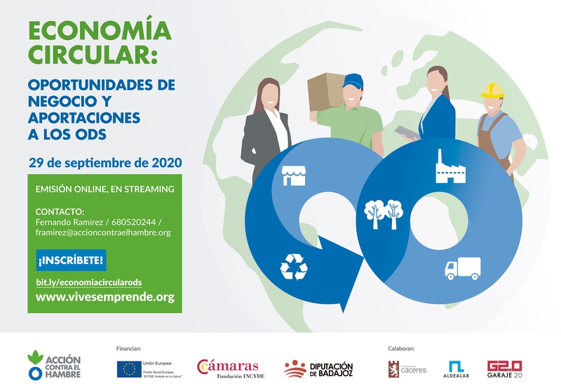 El CID Zafra  Río Bodión acogerá una jornada online para hablar sobre el emprendimiento circular y sostenible