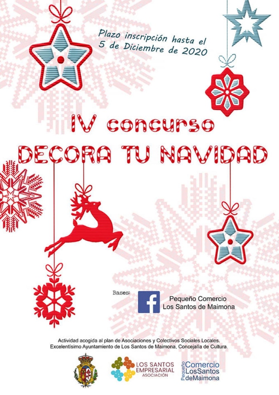 El pequeño comercio de Los Santos de Maimona convoca el IV Concurso `Decora tu Navidad