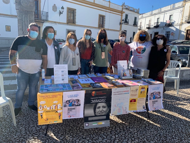 El Ayuntamiento de Los Santos de Maimona se suma a los actos de la celebración del Día Mundial de la Salud Mental de FEAFES