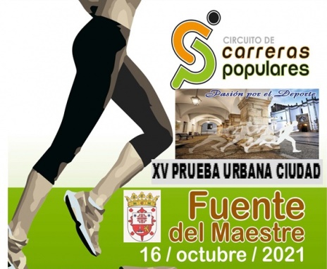 Unos 500 corredores participarán este sábado en la XV Prueba Urbana `Ciudad de Fuente del Maestre