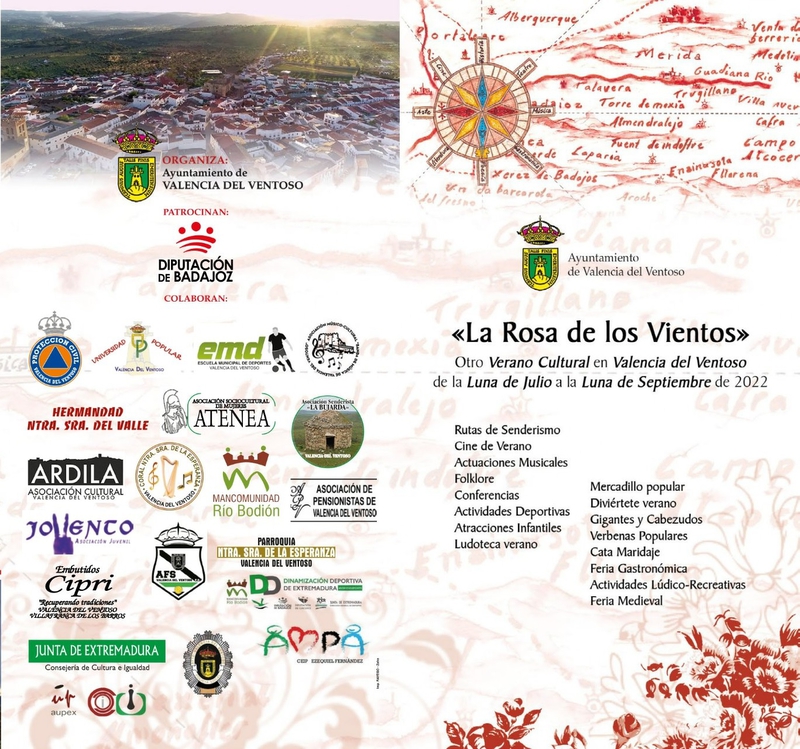 Valencia del Ventoso disfrutará un año más de la completa programación de `La Rosa de los Vientos´