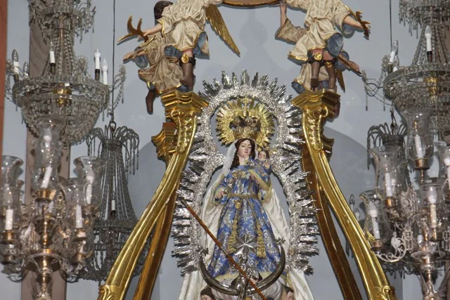 Los costes de restauración de la Imagen de la Virgen de la Estrella y su trono se podrían acercar a los 30.000 euros