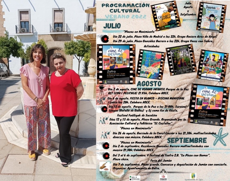El Ayuntamiento de Zafra ofrece un completo programa de actividades estivales con la colaboración de AOEX