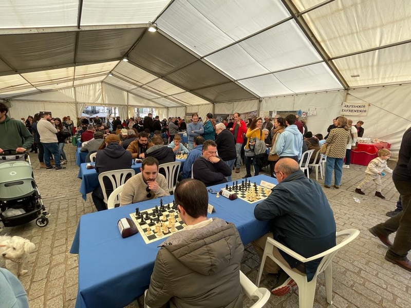 Celebrado el Torneo de Ajedrez `Chess and Cheese en Zafra dentro de la VI Feria del Queso Artesano