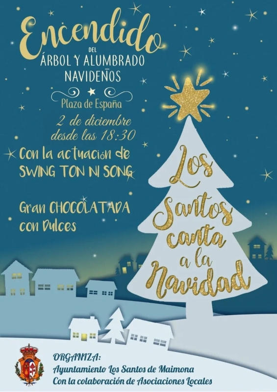 Los Santos de Maimona enciende este sábado la Navidad desde la Plaza de España