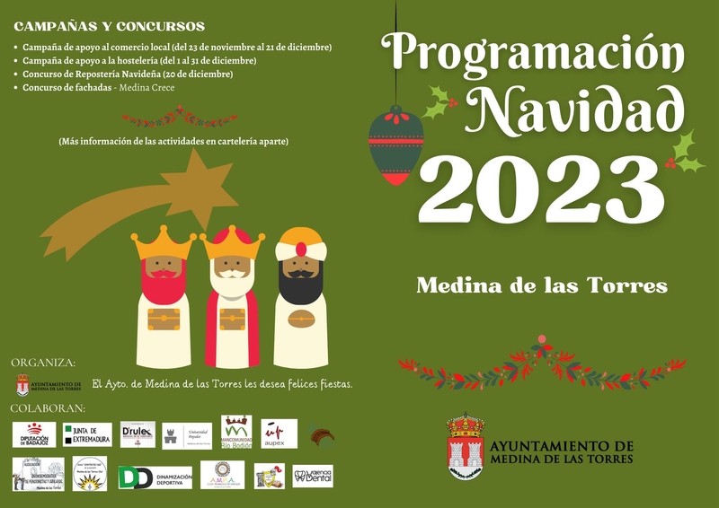 Programación de la Navidad 2023 en Medina de las Torres