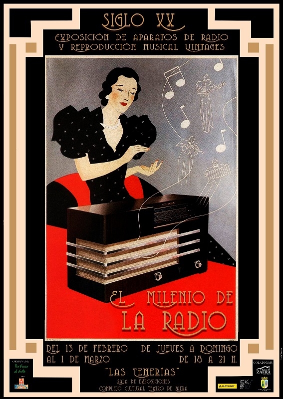 La exposición El Milenio de la Radio llena Las Tenerías de Zafra de historia, música y recuerdos