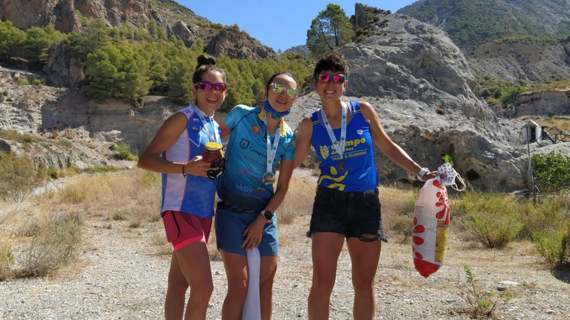 La fontanesa Eva Sayago participa este sábado en el Campeonato Nacional de Snow Running en Sierra de Gredos