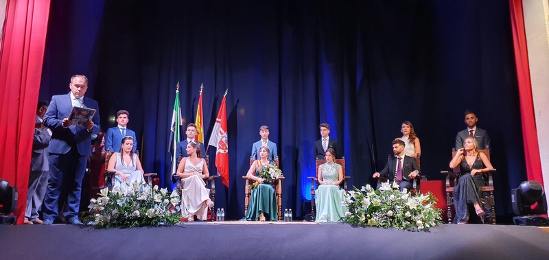 Comenzaron las Fiestas del Cristo 2021 en Fuente del Maestre con el pregón, proclamación de reina, míster y damas y la función solemne