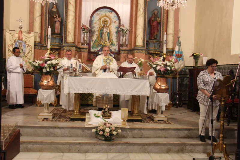 El arzobispo de Mérida-Badajoz, Don Celso Morga, presidía ayer un Acto de Reparación a la Virgen de la Estrella