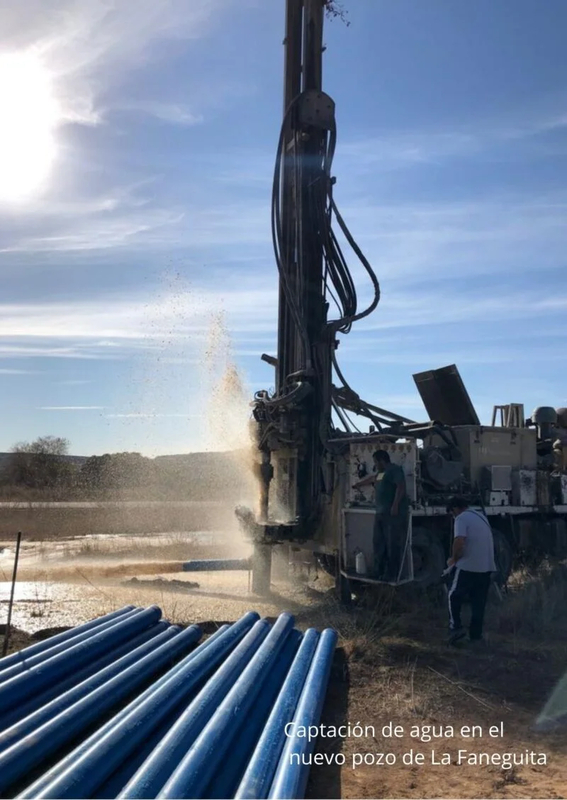 Los Santos de Maimona comienza a abastecerse de sus pozos ante la situación de alerta del pantano de Los Molinos