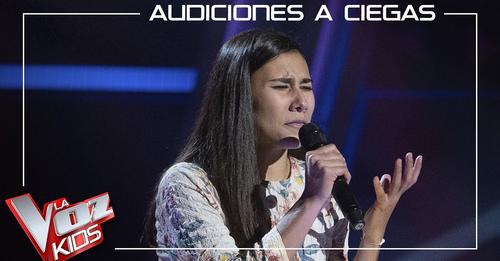 La fontanesa Mara Ugalde consigue entrar en el talent show `La Voz Kids en el equipo de David Bisbal