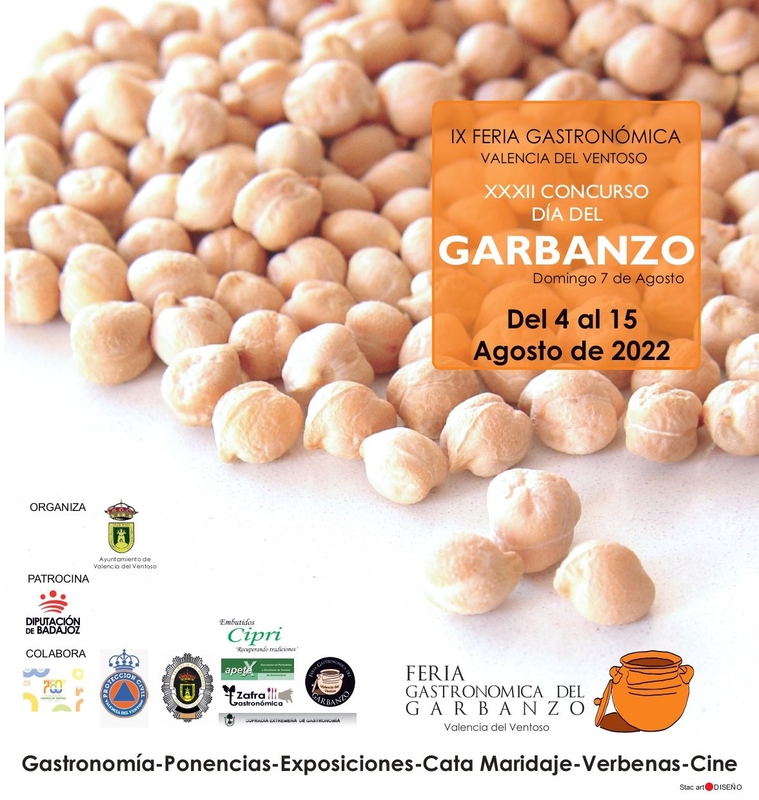 Presentada la programación de la IX Feria Gastronómica del Garbanzo en Valencia del Ventoso