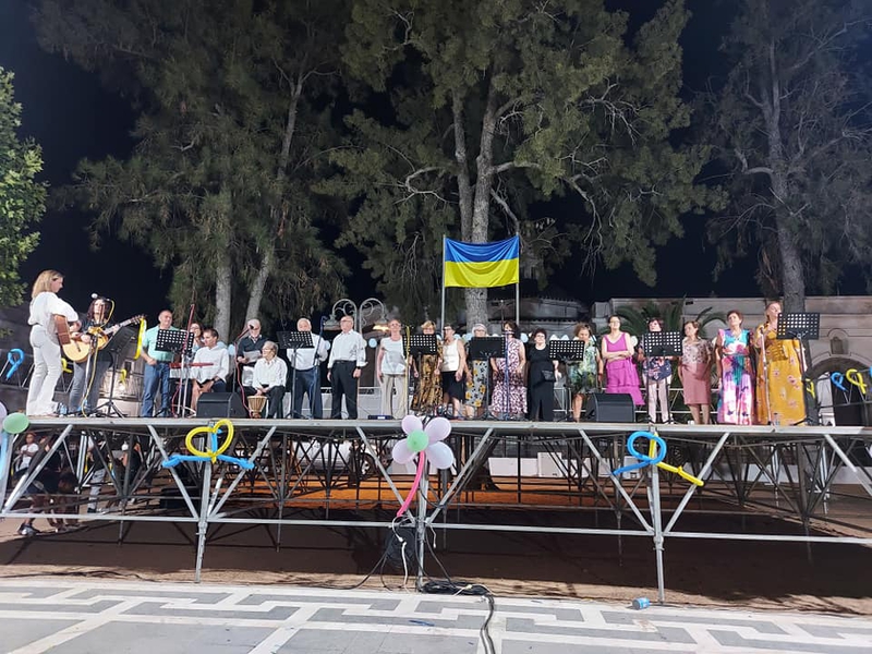 Burguillos del Cerro demostró una vez más su solidaridad en el Festival Solidario en favor del pueblo ucraniano