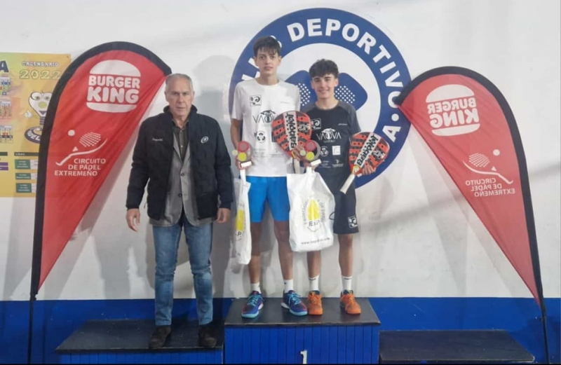 El fontans Mario Guerrero clasificado para la prueba nacional federada de pdel que se celebra en Len