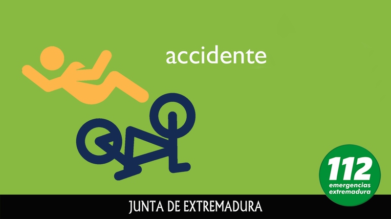 Un ciclista herido grave con trauma craneal tras una cada en Zafra