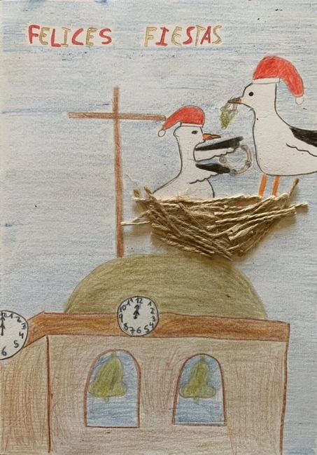 Convocado el Concurso de Postales Navideñas para los escolares de Los Santos de Maimona