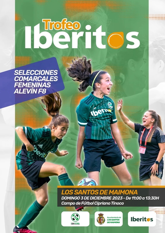 Los Santos de Maimona acogerá este domingo la tercera edición del Trofeo Iberitos que organiza la Federación Extremeña de Fútbol