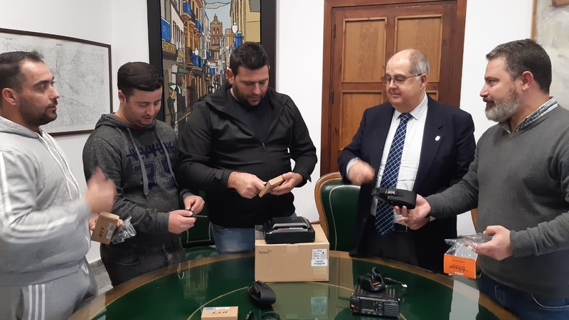 Protección Civil de Zafra cuenta con un nuevo equipo de comunicaciones y en breves fechas tendrá una furgoneta