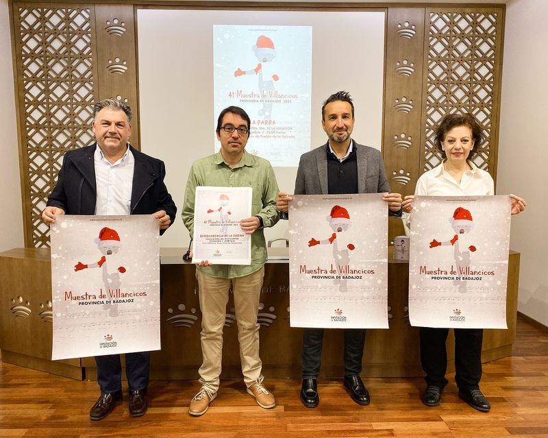 La Parra, Atalaya y La Morera acogerán la 41 Muestra Provincial de Villancicos de la Diputación de Badajoz