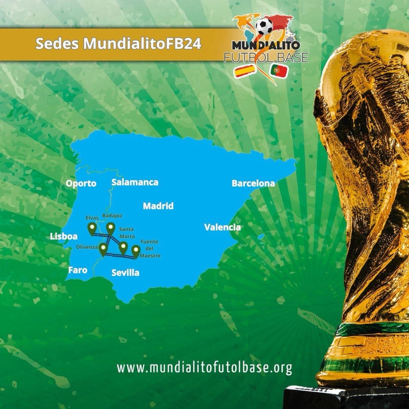 Fuente del Maestre será una de las sedes de la XIII Edición del Mundialito Fútbol Bases