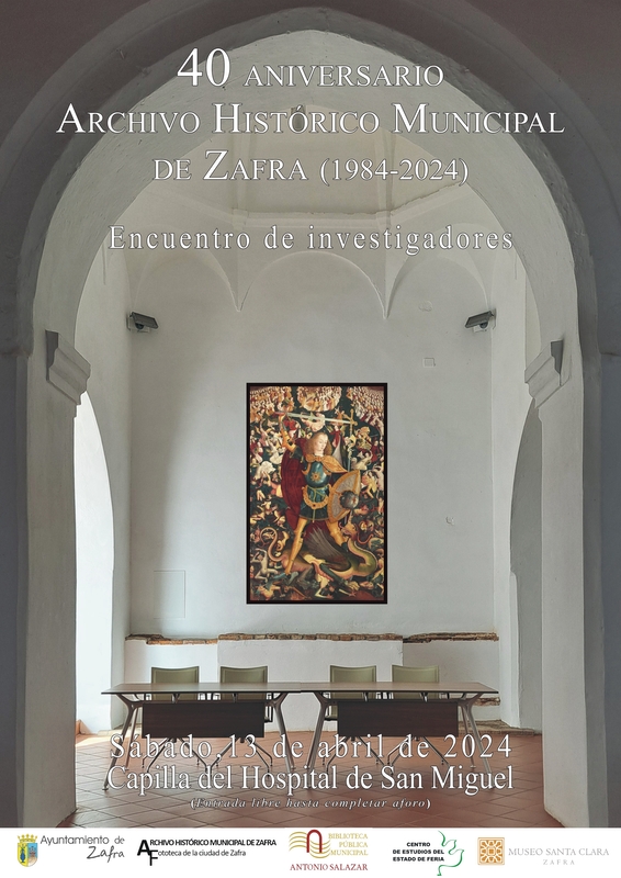 El Archivo Histórico Municipal de Zafra celebra su 40º aniversario con un encuentro de investigadores