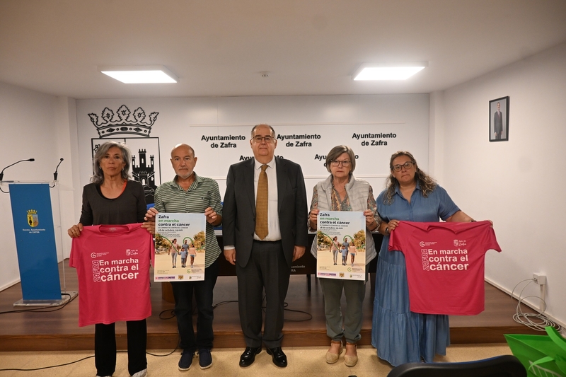Zafra acogerá el sábado 18 de octubre la XI edición de la Caminata Solidaria a beneficio de la lucha contra el cáncer