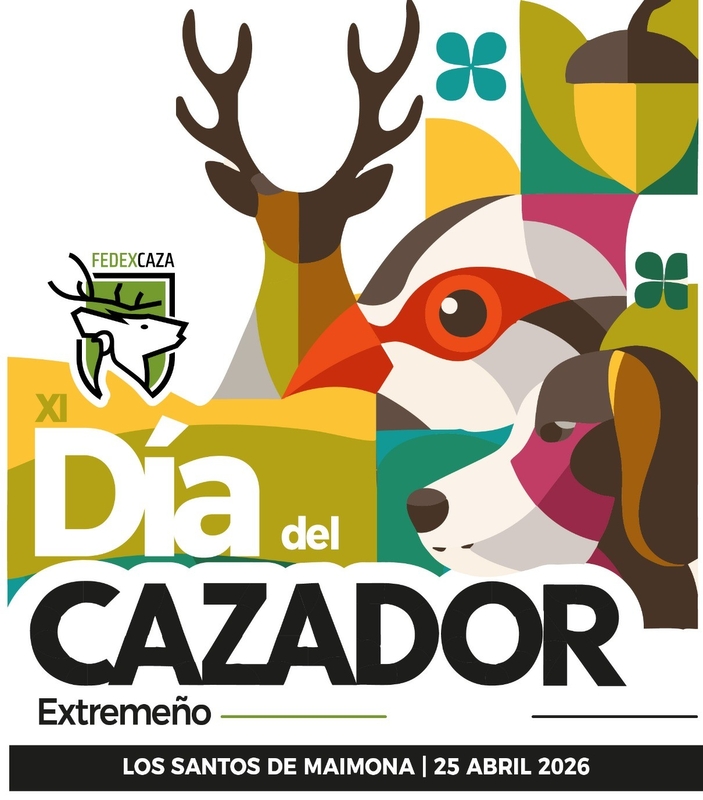 Los Santos de Maimona acogerá el XI Día del Cazador Extremeño el 25 de abril