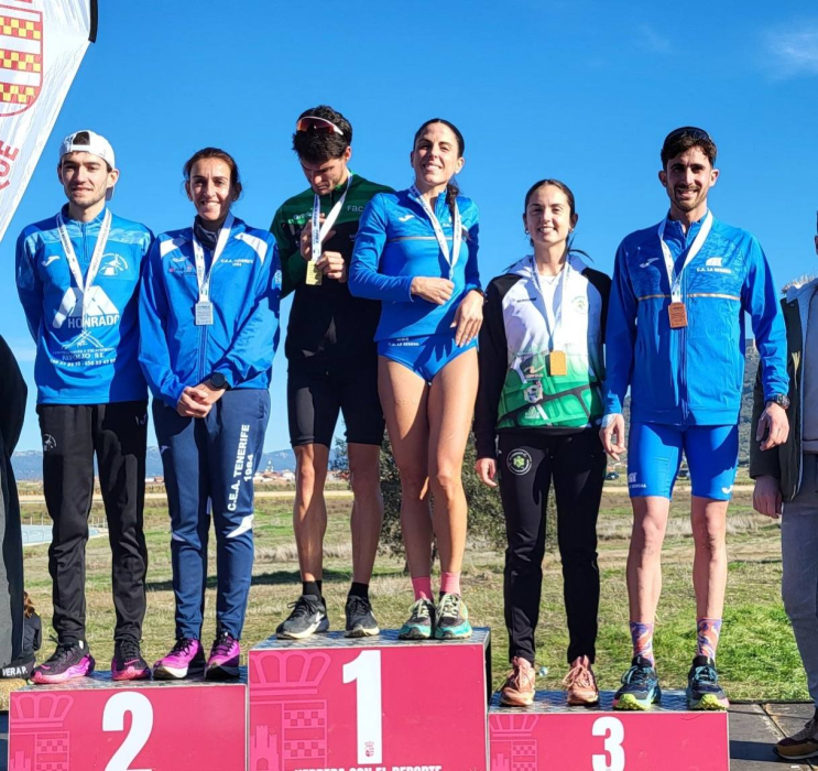 La atleta fontanesa Mari Carmen Chaves ganó el Campeonato de Extremadura de Campo a Través