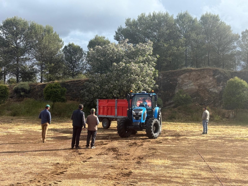 Celebrado el concurso de habilidad con tractor de San Isidro 2026 en Los Santos de Maimona