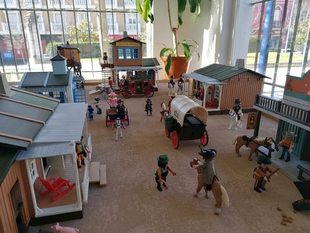 La Oficina de Turismo de Zafra acoge hasta el 18 de febrero una exposición de playmobil