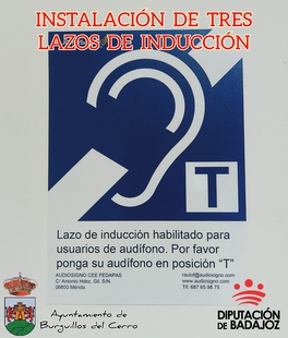 Instalados 3 lazos de inducción magnética en dependencias municipales de Burguillos del Cerro