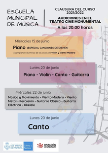 La Escuela de Música de Los Santos de Maimona clausura su curso con una serie de audiciones