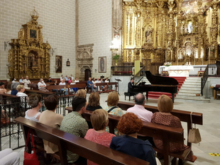 Magistral concierto de piano de José María Villegas en Fuente del Maestre