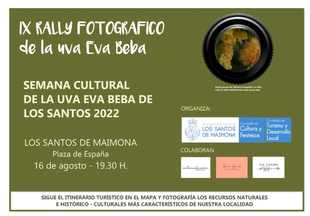 Convocada la novena edición del Rally Fotográfico de la Uva Eva Beba en Los Santos de Maimona
