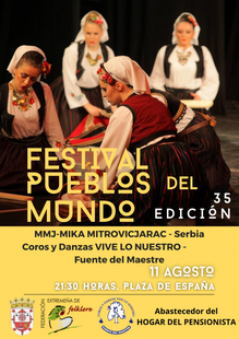 Fuente del Maestre recibe al 35 Festival de los Pueblos del Mundo de Extremadura