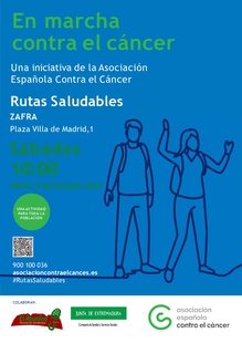 La Asociación Española Contra el Cáncer en Zafra continúa con el proyecto `Rutas saludables´