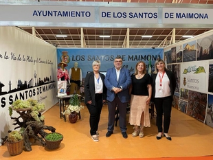 Los Santos de Maimona promociona sus recursos turísticos en la Feria Internacional Ganadera de Zafra