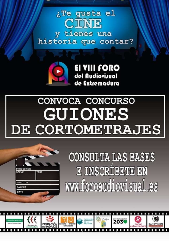 El VIII Foro del Audiovisual de Extremadura convoca un concurso de guiones de cortometrajes