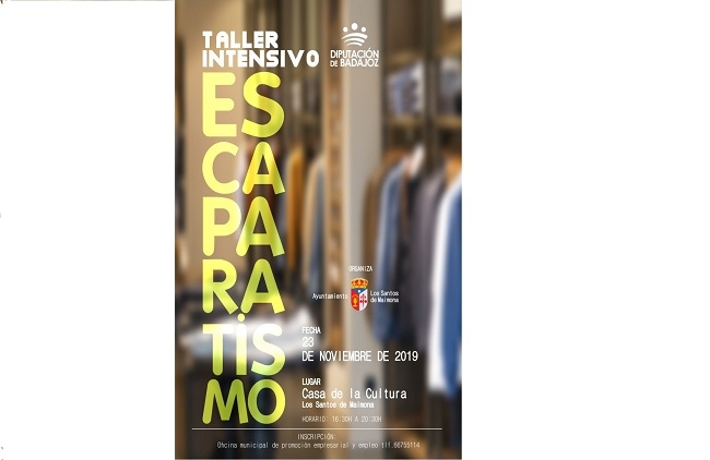 El Ayuntamiento de Los Santos de Maimona organiza este sábado un curso de escaparatismo dirigido al comercio local