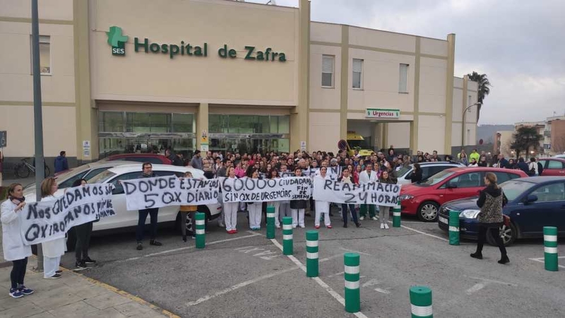 La Plataforma Ciudadana en defensa del Hospital de Zafra convoca una concentración para este sábado
