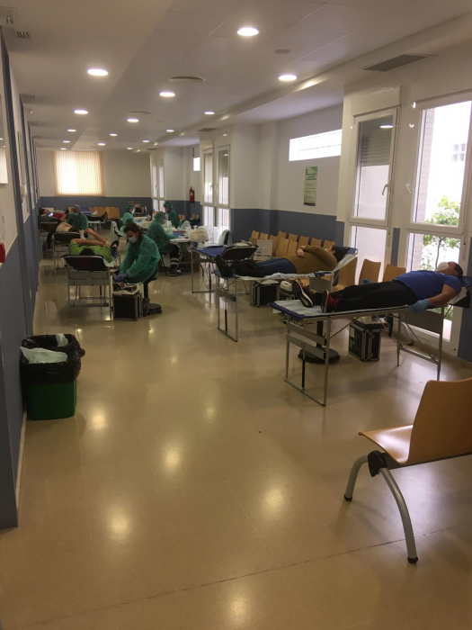 Un total de 156 personas donaron sangre entre el lunes y martes en Fuente del Maestre