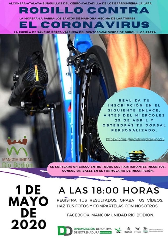 La Mancomunidad Río Bodión propone una actividad online para los amantes del ciclismo