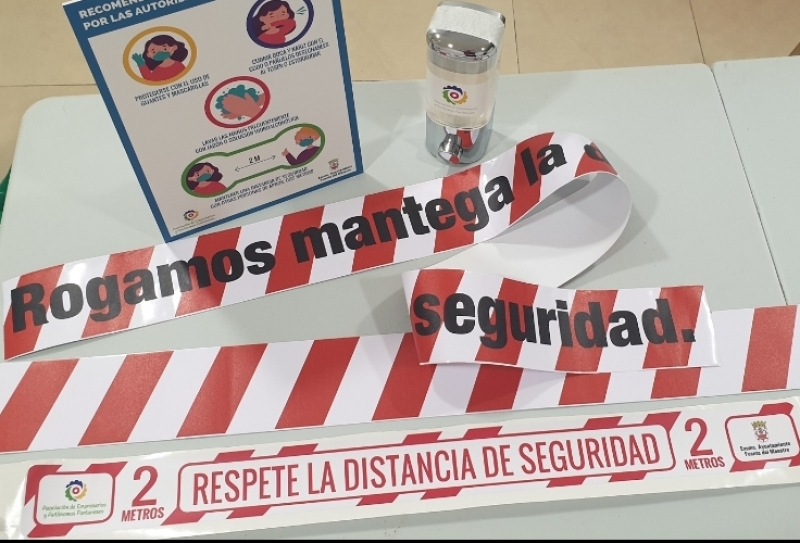 La Asociación de Empresarios y el Ayuntamiento repartirán kits de seguridad a empresas locales en Fuente del Maestre