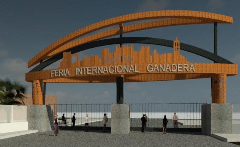 El Ayuntamiento de Zafra adjudica la nueva portada del recinto ferial por un valor de 130.000 euros