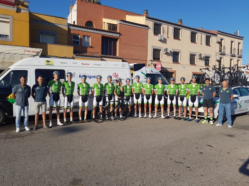 El Bicicletas Rodríguez Extremadura finaliza su concentración en Zafra