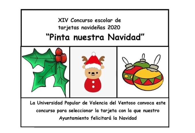 Valencia del Ventoso presenta la XIV Edición del Concurso `Pinta Nuestra Navidad