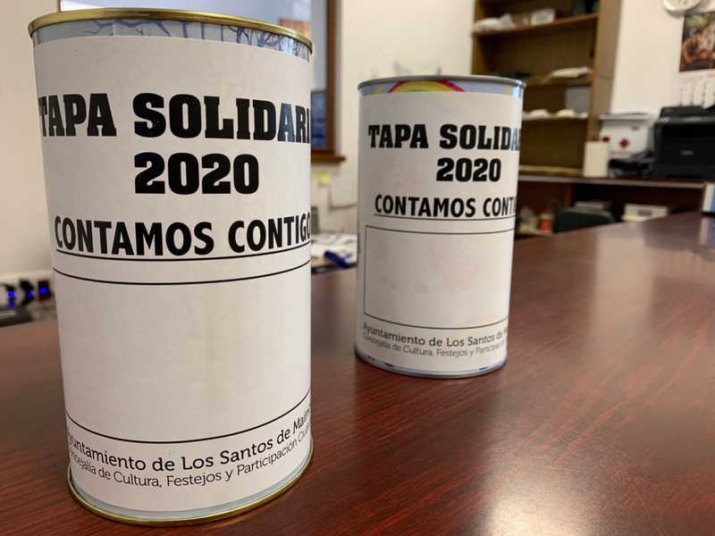 Repartidas las huchas de la Tapa Solidaria 2020 de Los Santos de Maimona por los diferentes establecimientos y asociaciones