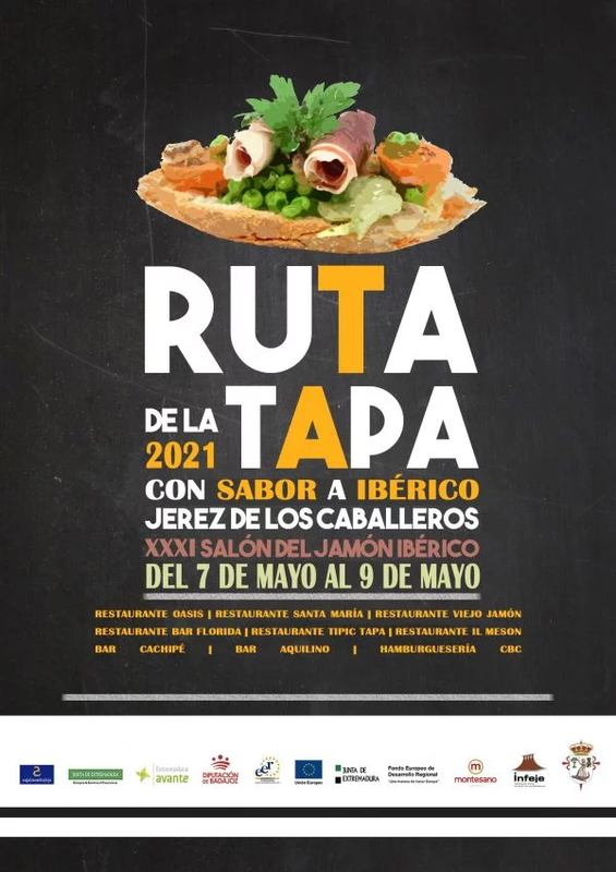 El Ayuntamiento y la Institución Ferial de Jerez de los Caballeros organizan la II Ruta de la Tapa Con sabor ibérico, del 7 al 9 de mayo